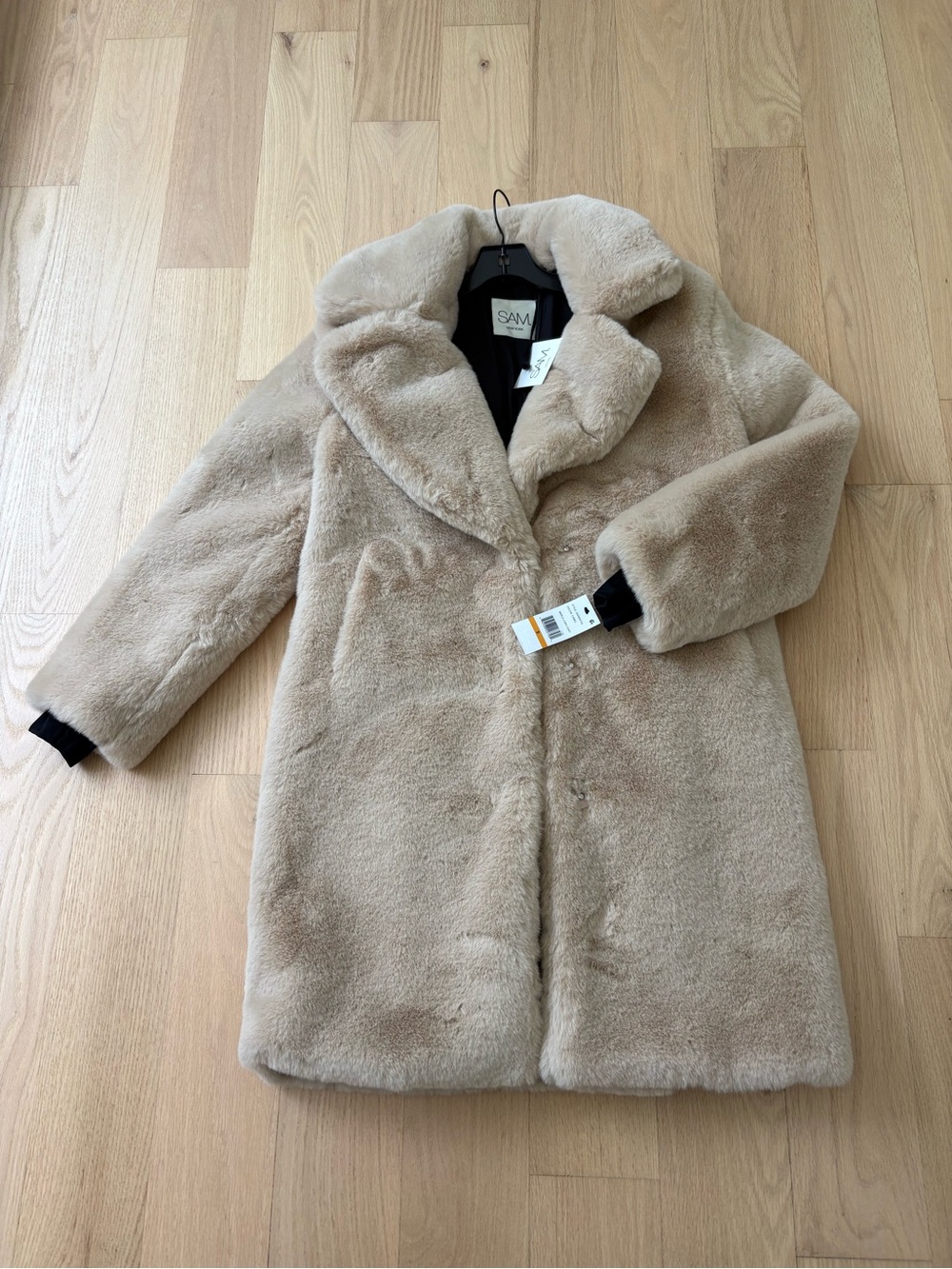 SAM Marla Faux Fur Coat NWT
